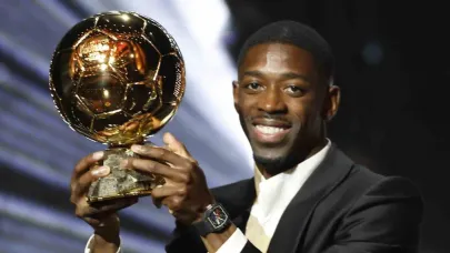 Altın top ödülünü Dembele kazandı