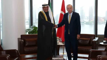 Cumhurbaşkanı Erdoğan, Kuveyt Veliaht Prens Sabah Halid es-Sabah’ı kabul etti