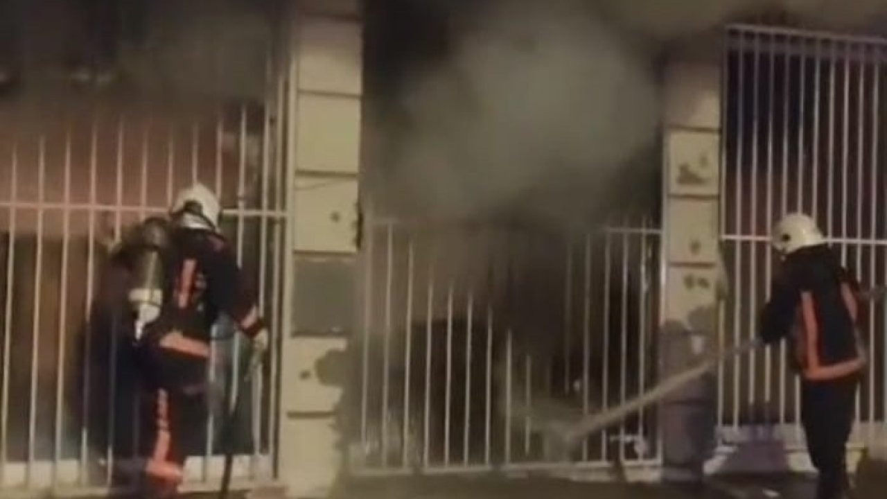 Malatya’da tekstil atölyesinde korkutan yangın