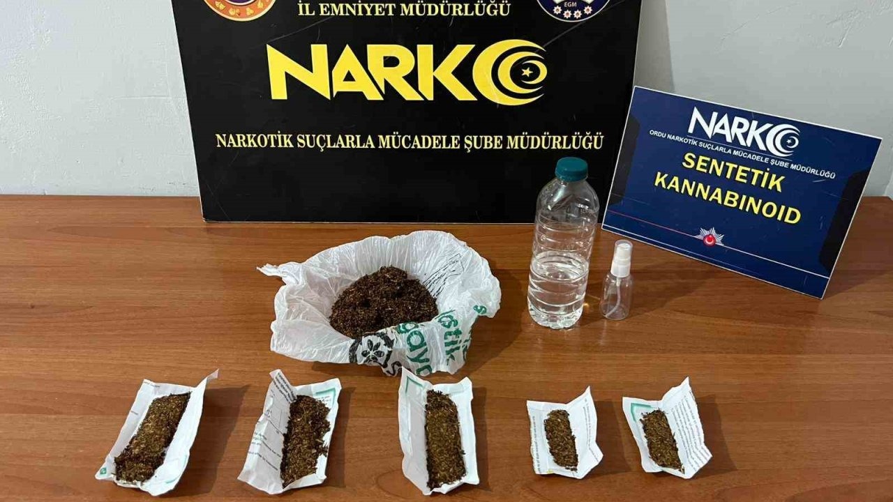 Ordu’da uyuşturucu operasyonlarında 2 tutuklama