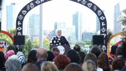 Emine Erdoğan, New York’ta "Anadoludakiler: Kapıların Ardındaki Hazineler" programında konuştu