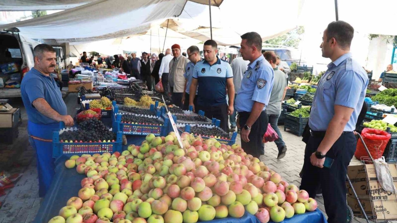 Battalgazi’de pazar yerlerinde hassas denetim