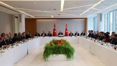Cumhurbaşkanı Erdoğan, ABD İş Konseyi Başkanı Ulukaya ile görüştü