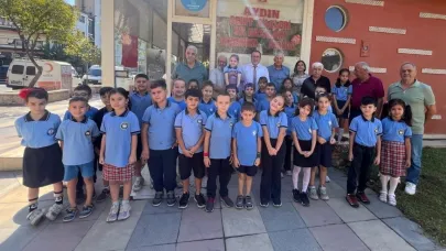 Aydın Şehit ve Gaziler Derneği ilkokul öğrencilerini ağırladı