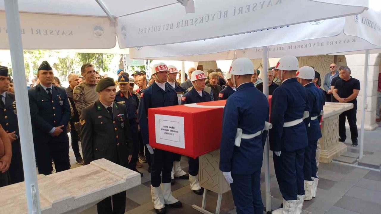 Kayserili Kore Gazisi’ne son görev