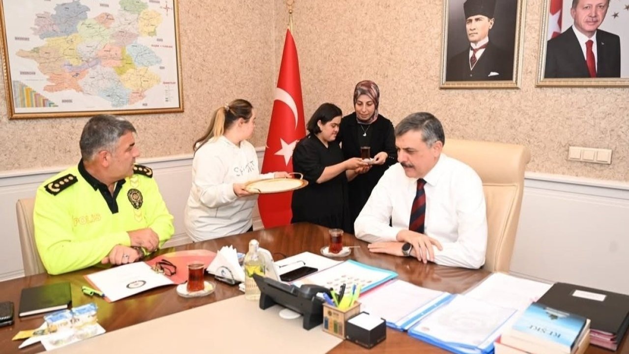 Valiliğin gülleri göreve başladı