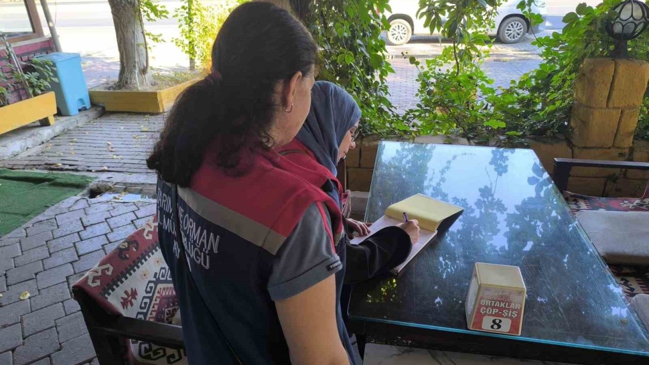 Yol üstündeki tezgahlar denetlendi