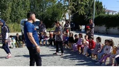 İtfaiyeden Miniklere Yangın Eğitimi