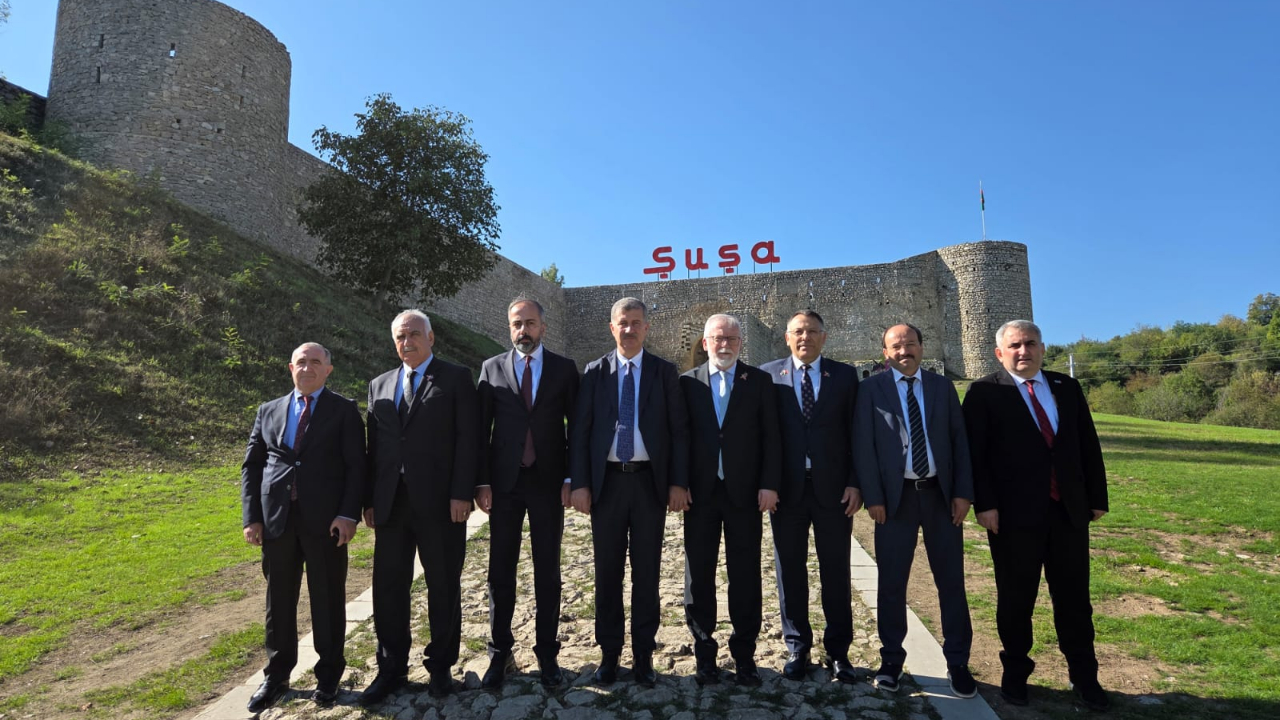 Rektör Gürel Başkanlığında Üniversite Rektörleri, Türk Dünyasının Kültür Başkenti Şuşa’da!