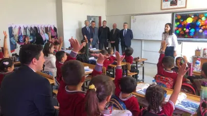 Kaymakam Erdoğan’dan Mürşitali İlk ve Ortaokulu’na Ziyaret