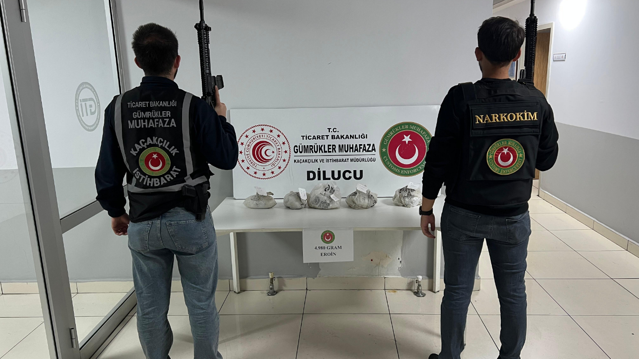Dilucu Gümrük Kapısı’nda Büyük Eroin Operasyonu: 10 Milyon TL Değerinde Uyuşturucu Ele Geçirildi!