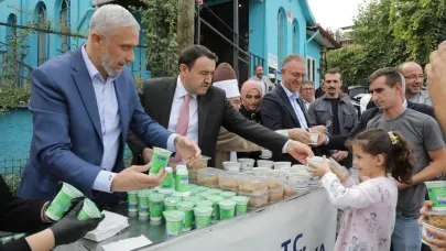 Kütahya’da geleneksel ahilik pilavı ikramı