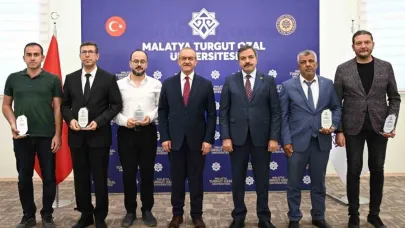 Malatya Turgut Özal Üniversitesi’nde başarılı akademisyenler ödüllendirildi