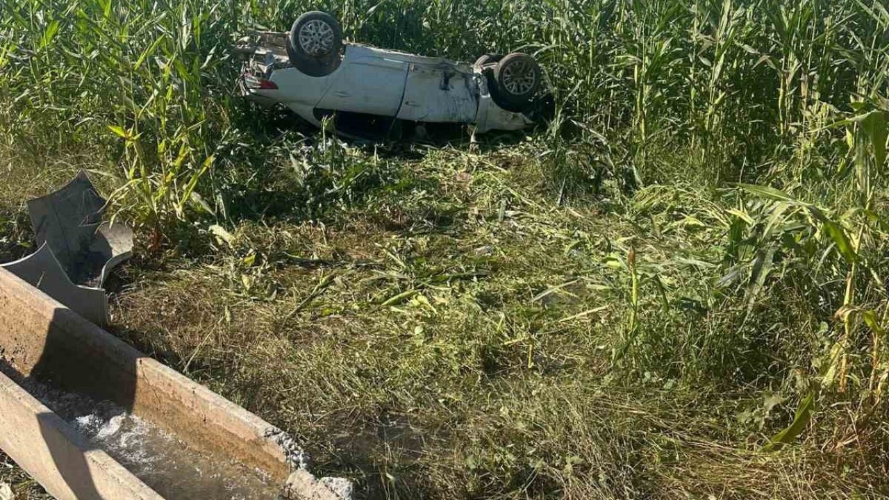 Şanlıurfa’da otomobil devrildi: 1 ölü, 1 yaralı