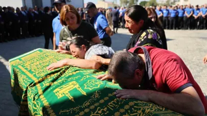 Görev çıkışı kazada ölen memurlar için cezaevinde tören düzenlendi