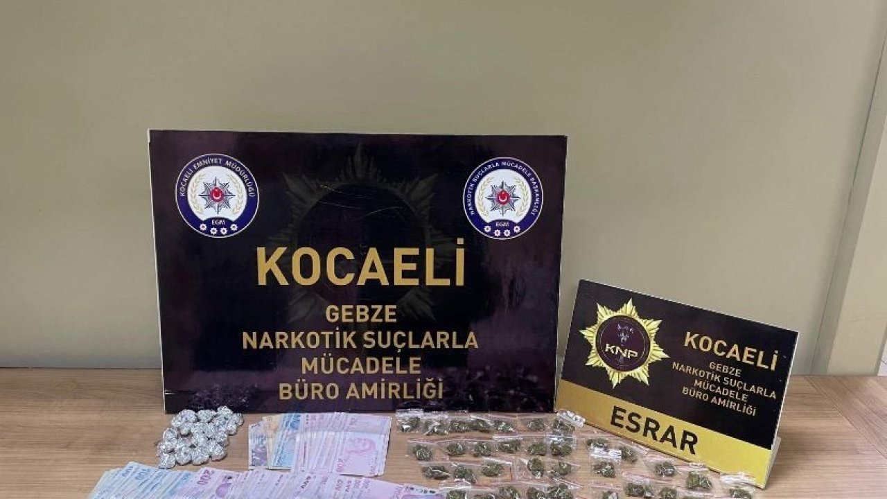 Kocaeli’de uyuşturucu operasyonu: 4 tutuklama