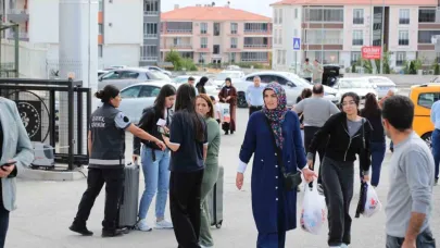 Üniversite öğrencileri Tulum Peyniri ve Cimin Üzümüyle karşılandı
