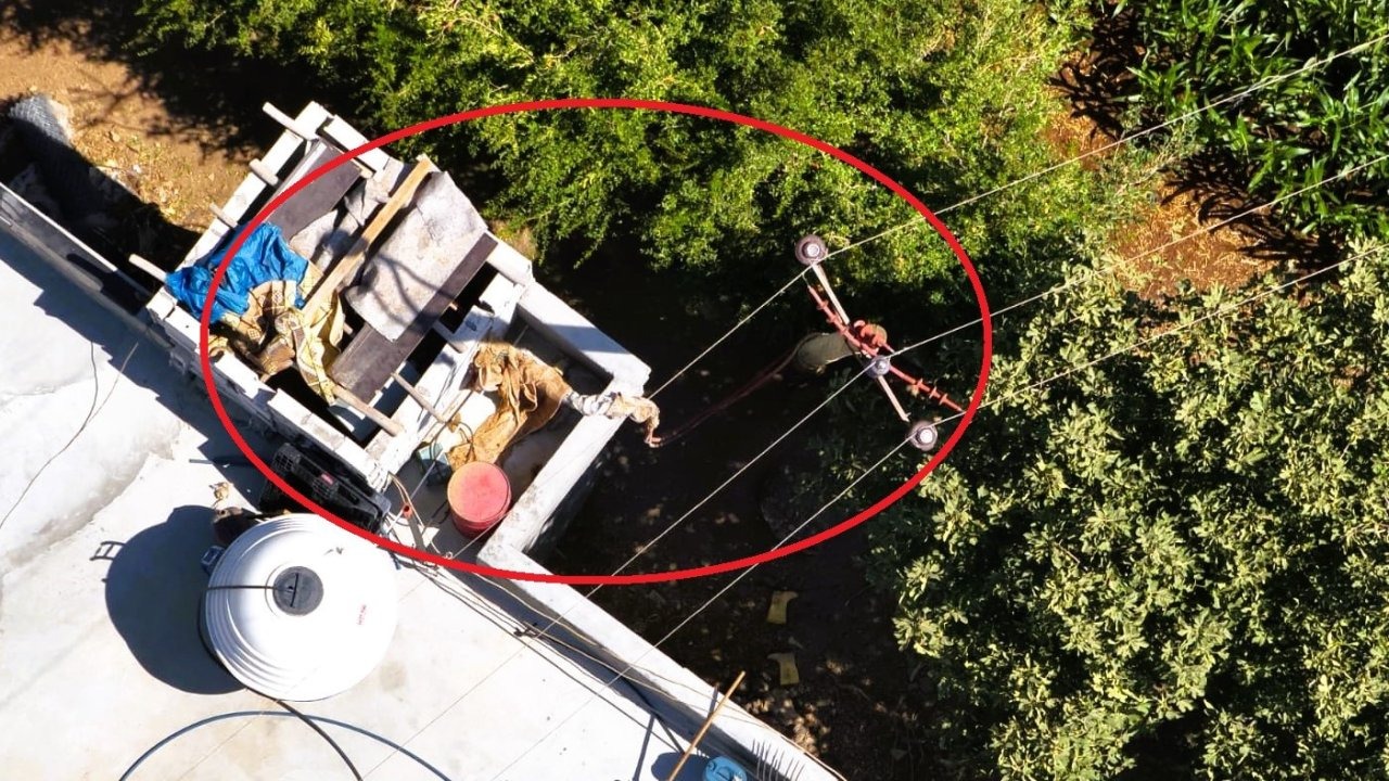 Şanlıurfa’da 200 dönümlük tarlayı kaçak elektrikle suladılar