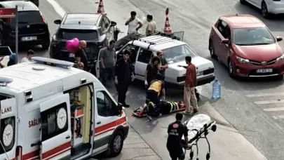 Şehir içinde zincirleme kaza: 3 yaralı