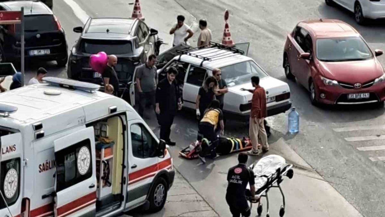 Şehir içinde zincirleme kaza: 3 yaralı