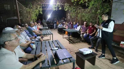 Kepez’de site sakinlerine afet farkındalık eğitimi