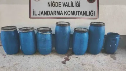 Niğde’de 920 litre sahte şarap ele geçirildi