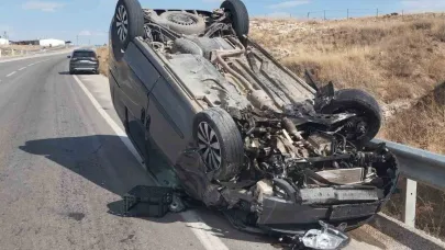 Bayburt’ta trafik kazası: 2 yaralı
