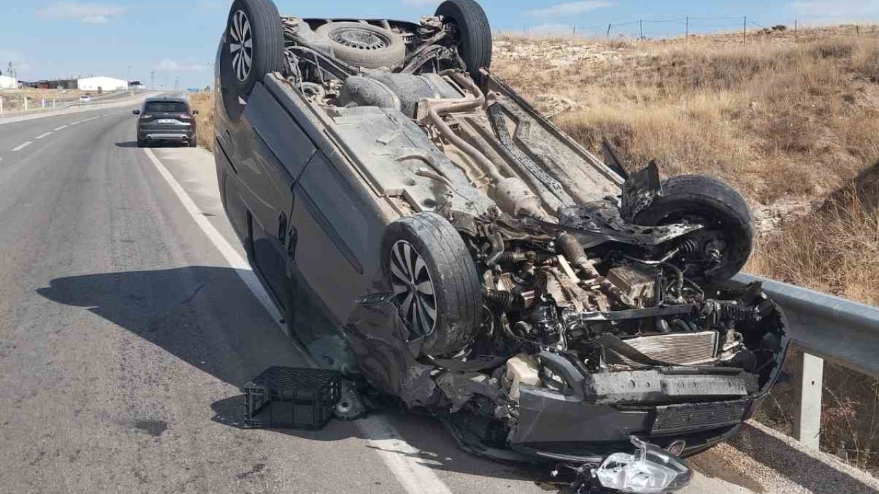 Bayburt’ta trafik kazası: 2 yaralı