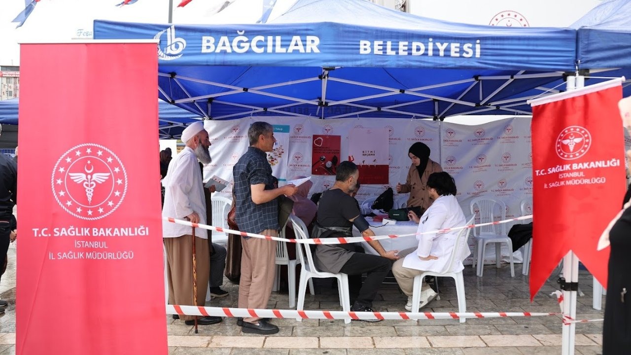 Bağcılar Meydanı’nda ücretsiz sağlık hizmeti