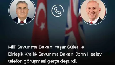 Bakan Güler, Birleşik Krallık Savunma Bakanı Healey ile görüştü