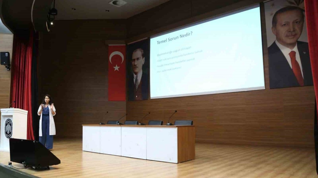 Melikgazi’de duruş bozuklukları ve ofis egzersizleri eğitimi verildi