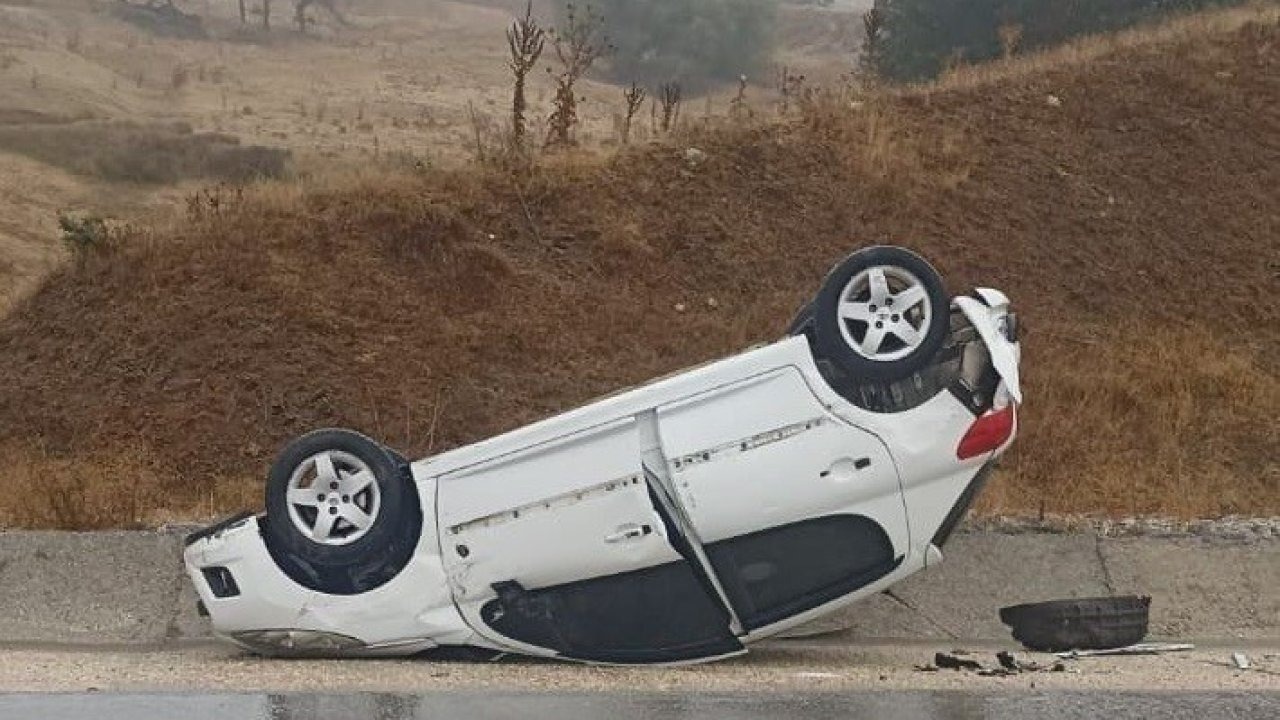 Yağış beraberinde kazayı getirdi; 2 kişi yaralandı