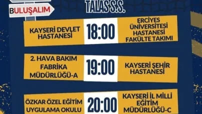 Kayseri’de 3. Kamu Spor Oyunları Voleybol Fikstürü Açıklandı