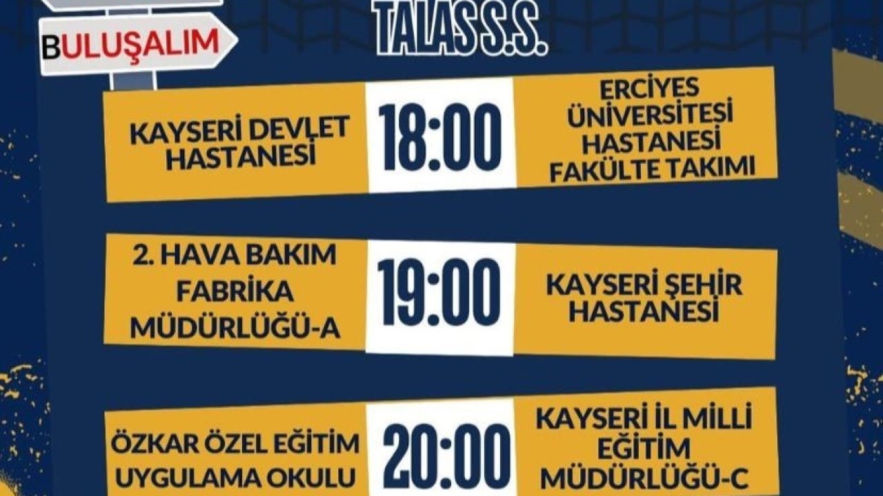 Kayseri’de 3. Kamu Spor Oyunları Voleybol Fikstürü Açıklandı