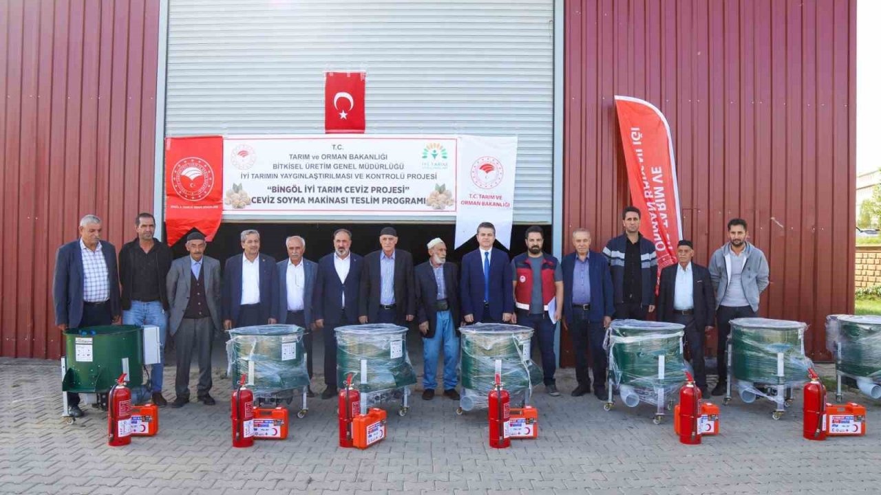 Bingöl’de ceviz yetiştiriciliğinde yeni bir dönem başladı