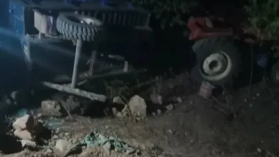 Beyşehir’de devrilen traktörün sürücüsü hayatını kaybetti
