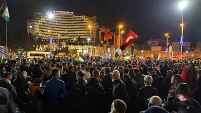 Kayseri’de İsrail’in Sumud Filosu’na müdahalesine tepki