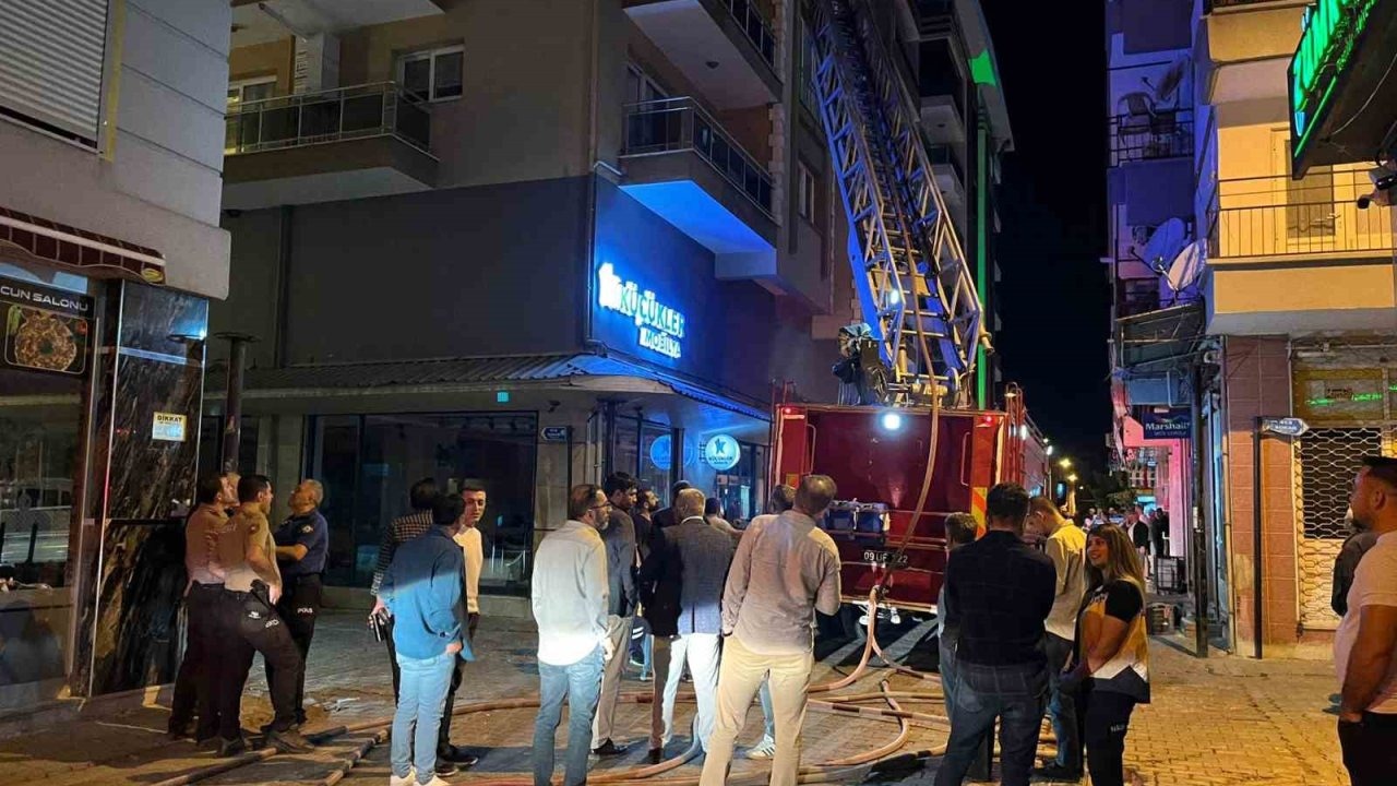 İncirliova’da ev yangını