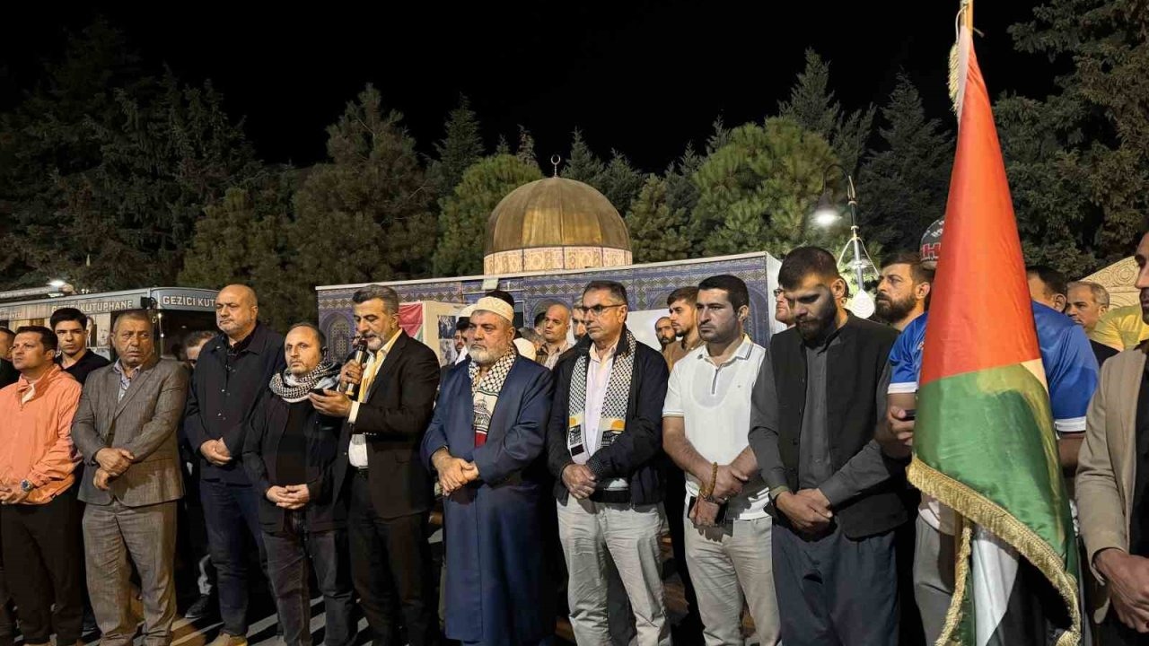Mardin’de İsrail’in saldırılarına tepki