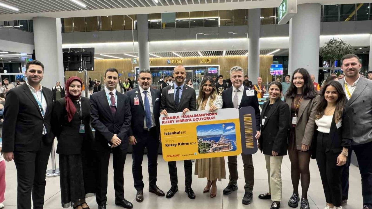 Pegasus, İGA İstanbul Havalimanı’ndan KKTC uçuşlarına başladı