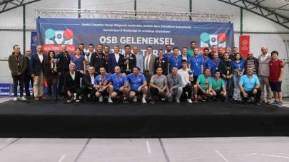 Denizli OSB 6. Masa Tenisi Turnuvası şampiyonları belli oldu