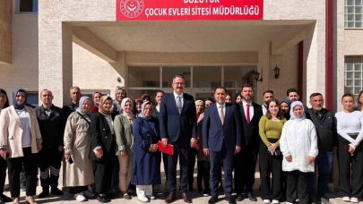 Bilecik’te Çocuk Evleri Sitesi Müdürlüğü’nde anlamlı buluşma
