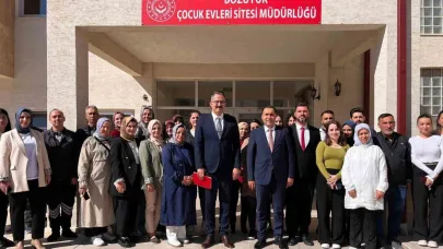 Bilecik’te Çocuk Evleri Sitesi Müdürlüğü’nde anlamlı buluşma