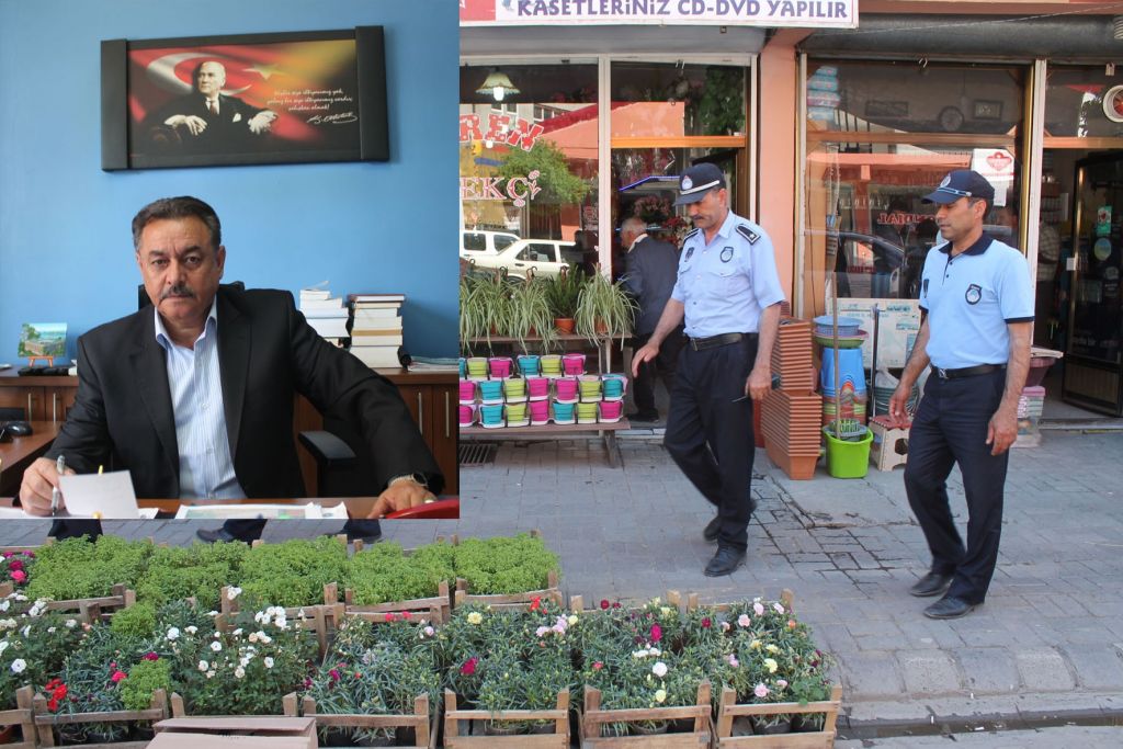 Zabıtadan Kaldırım İşgali Uyarısı