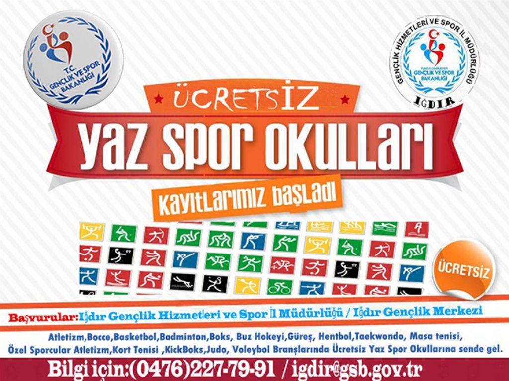 Yaz Spor Okulları Açıldı