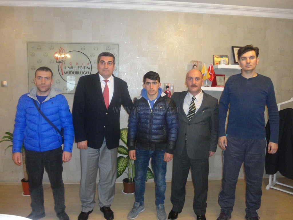 JUDO ŞAMPİYONU MİLLİ EĞİTİM MÜDÜRÜ TARAFINDAN KABUL EDİLDİ
