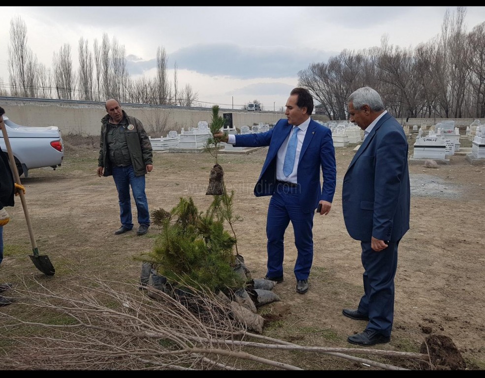 IĞDIR ORMAN MÜDÜRLÜĞÜ FİDAN DİKİMİNE BAŞLADI