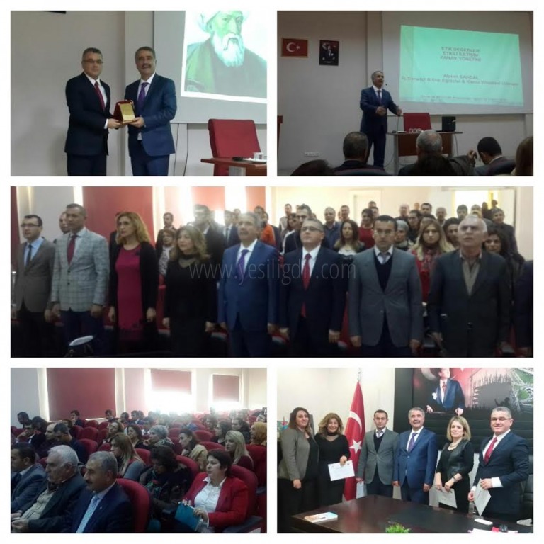 Etik Davranış İlkeleri Etkili İletişim ve Zaman Yönetimi Semineri Düzenlendi