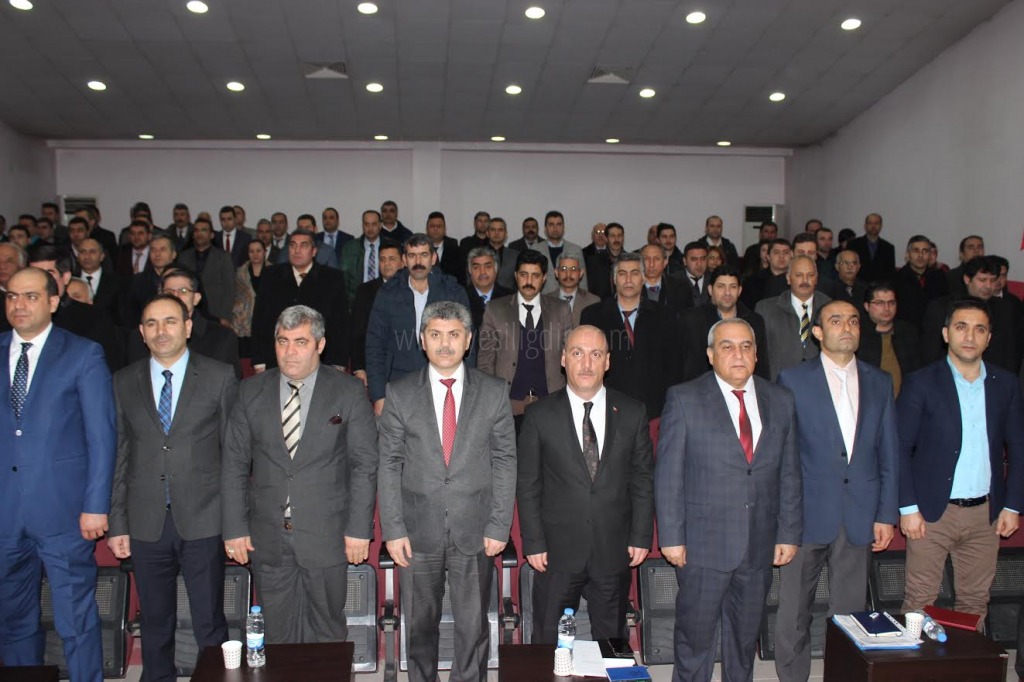 MİLLİ EĞİTİM MÜDÜRÜ OKUL MÜDÜRLERİ İLE TOPLANTI YAPTI