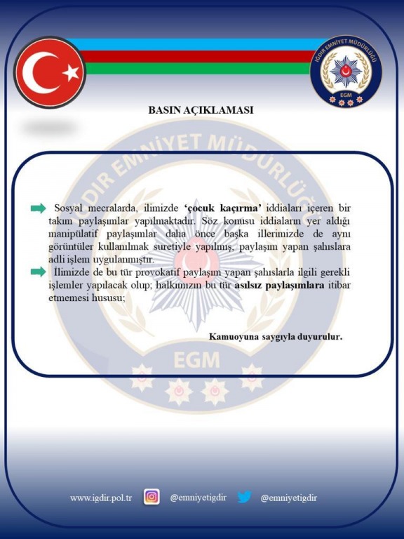Asılsız Paylaşımlara İtibar Etmeyin